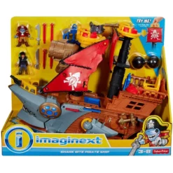 Bigcharlie Κατάστημα 24 David Jones Fisher-Price Imaginext: Πειρατικό Καράβι - Καρχαρίας (DHH61)